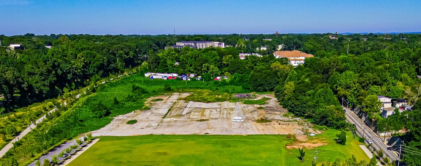 The vacant lot set for transformation The vacant lot set for transformation