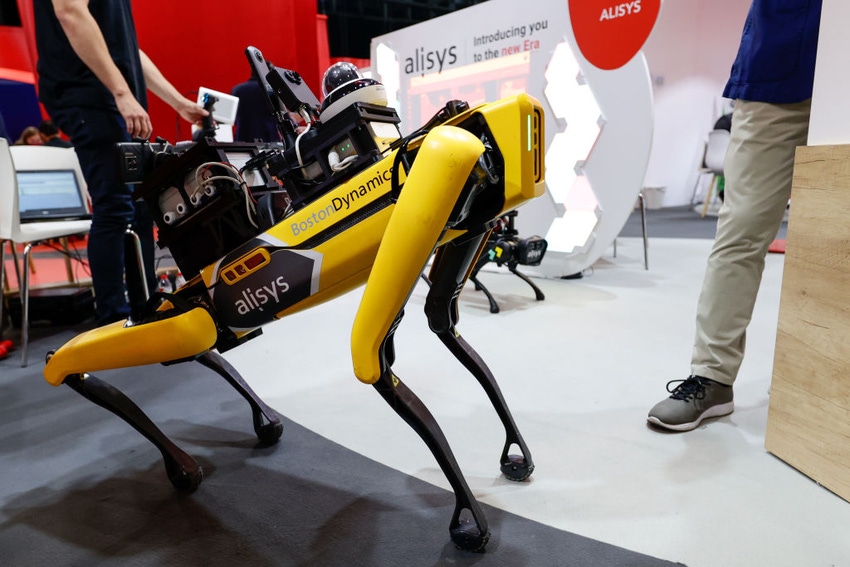 Image shows Boston Dynamics' Spot the Robot Dog