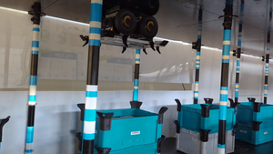 The company uses “gravity-defying” robots to automate storage and retrieval systems