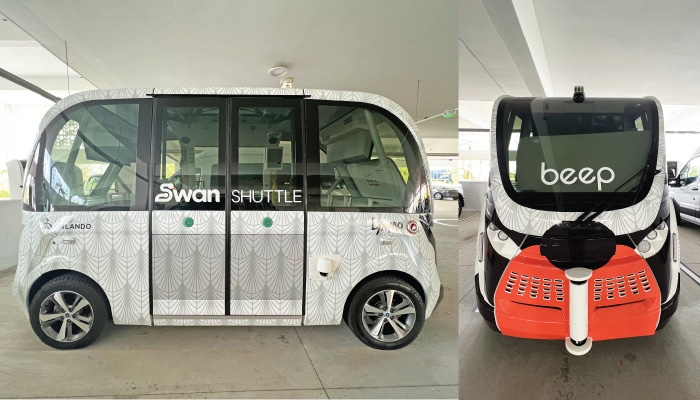 A Shuttling With Autonomous Navigation Shuttle