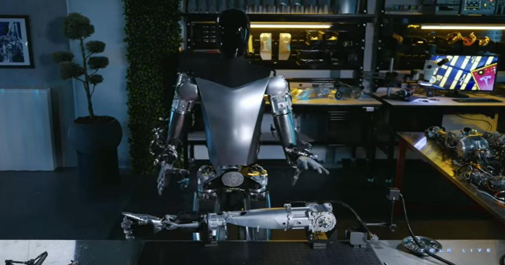 Tesla unveils its latest humanoid robot, Optimus Gen 2, in demo