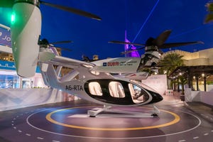 A Joby Aviation electric aerial vehicle (EAV) in Dubai