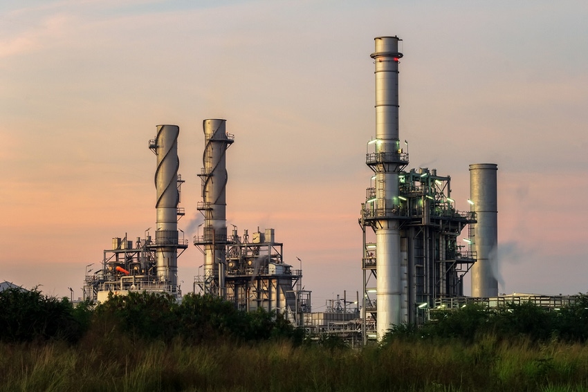 Gas turbine electric power plant with twilight