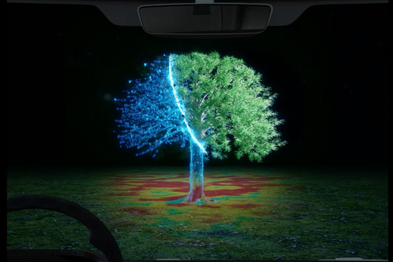 The system recreates nighttime scenes as if it were daylight The system recreates nighttime scenes as if it were daylight