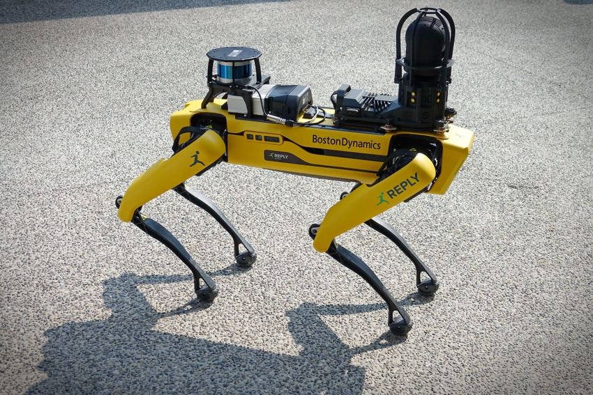 Image shows Boston Dynamics' robot dog Spot