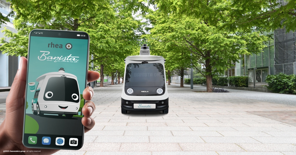 SelfDriving BaristaOnDemand Coffee Delivery Vehicle Unveiled