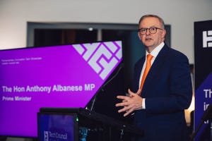Australian prime minister Anthony Albanese launches AQA