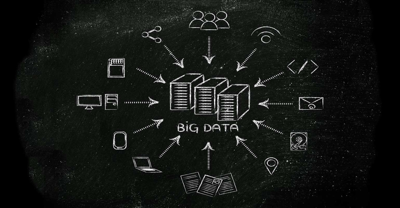 Graphic of big data connections Graphic of big data connections