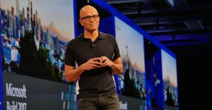 Microsoft's Satya Nadella details the company's plan to become an AI power player.