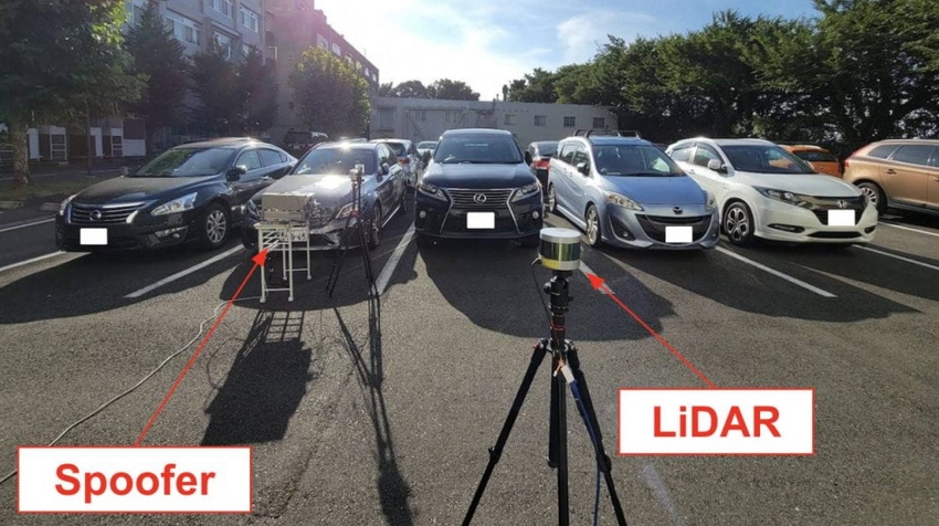 The team demonstrated two kinds of attacks on the lidar systems