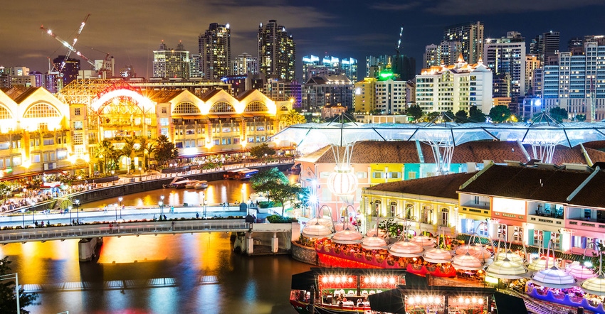 Clarke Quay in Singapore