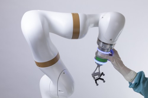 Image shows eCential Robotics' robotic spinal surgery platform