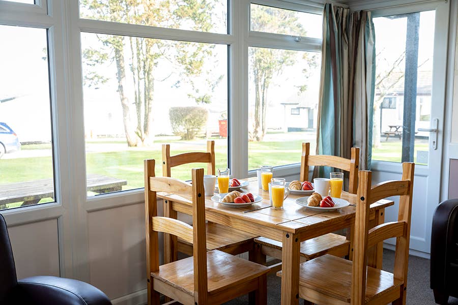Chalet dining area