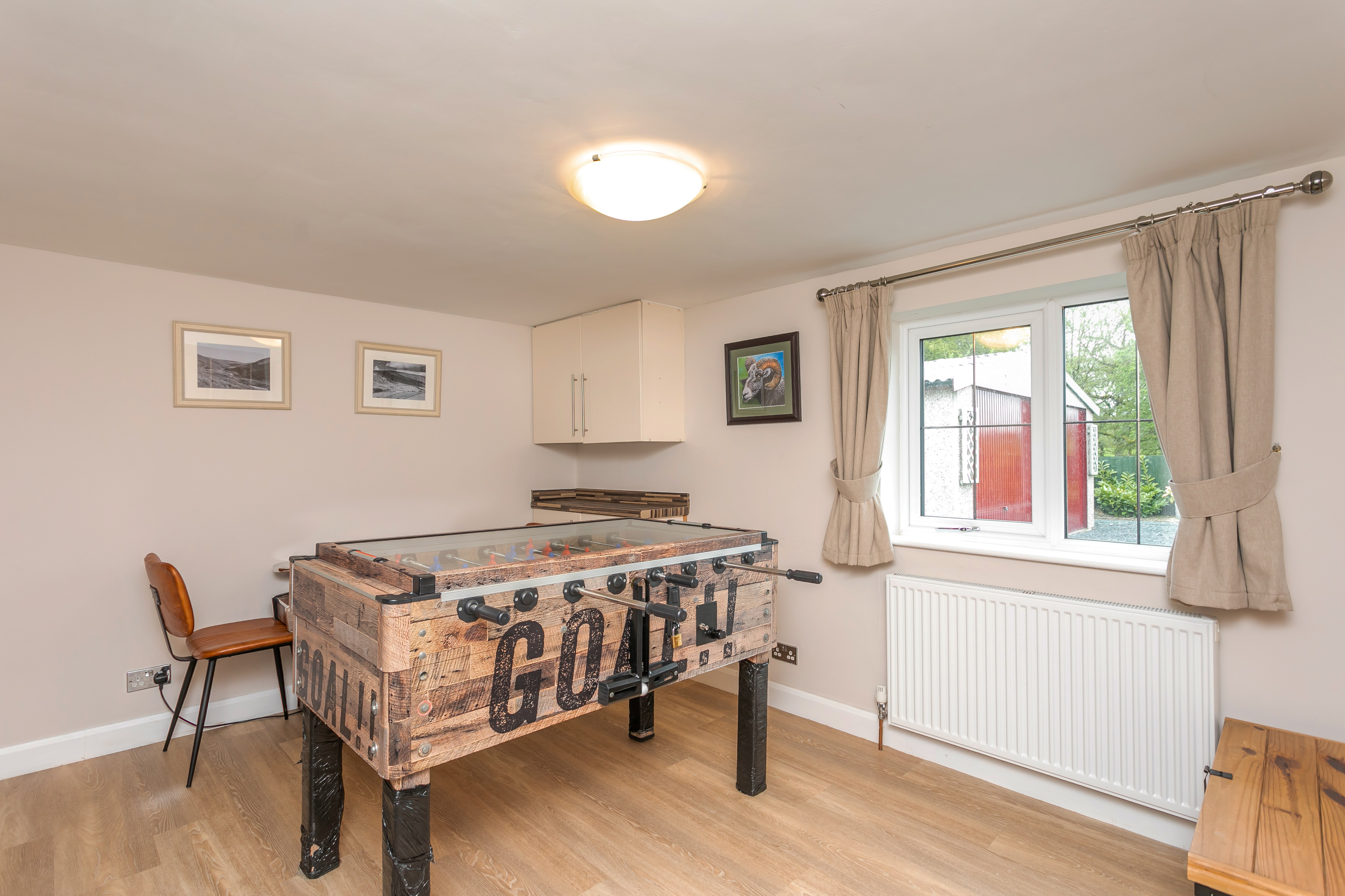 Bowland Fell Cottage games room