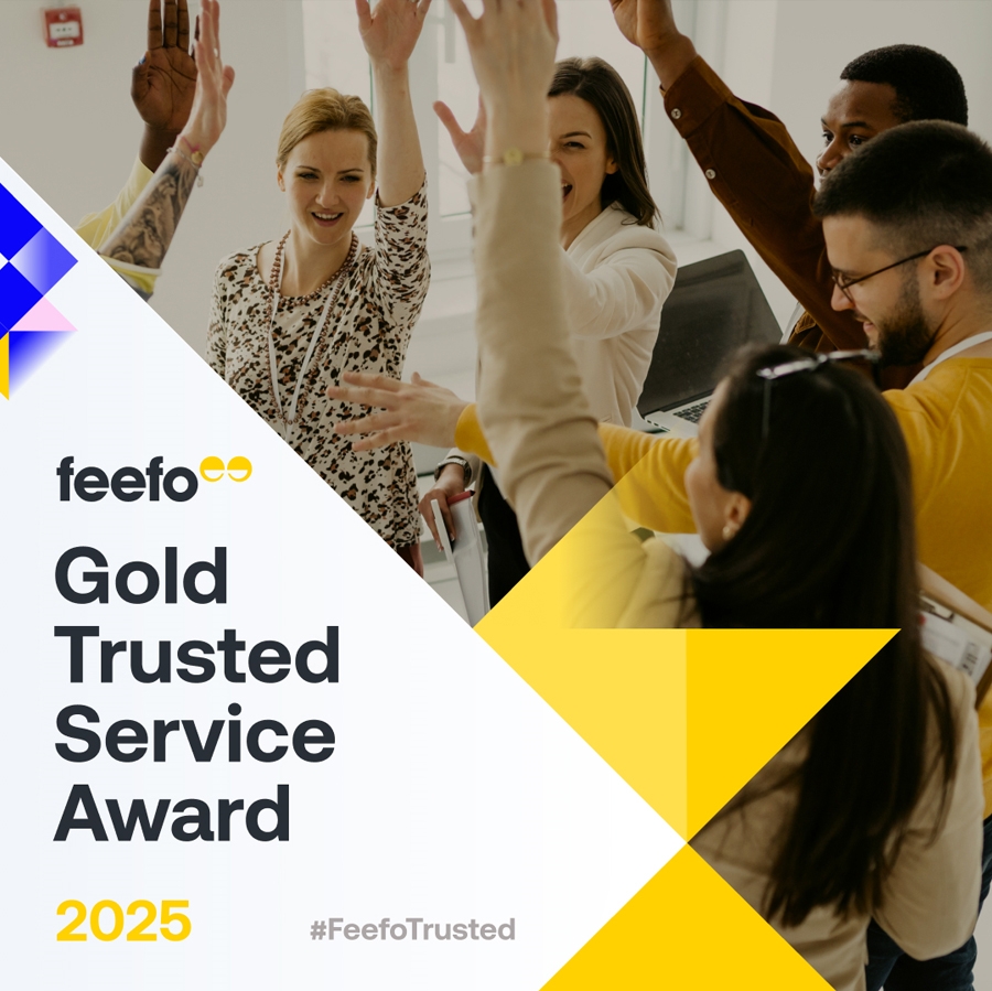 5 Star Reviews Feefo Gold Trusted Service Award