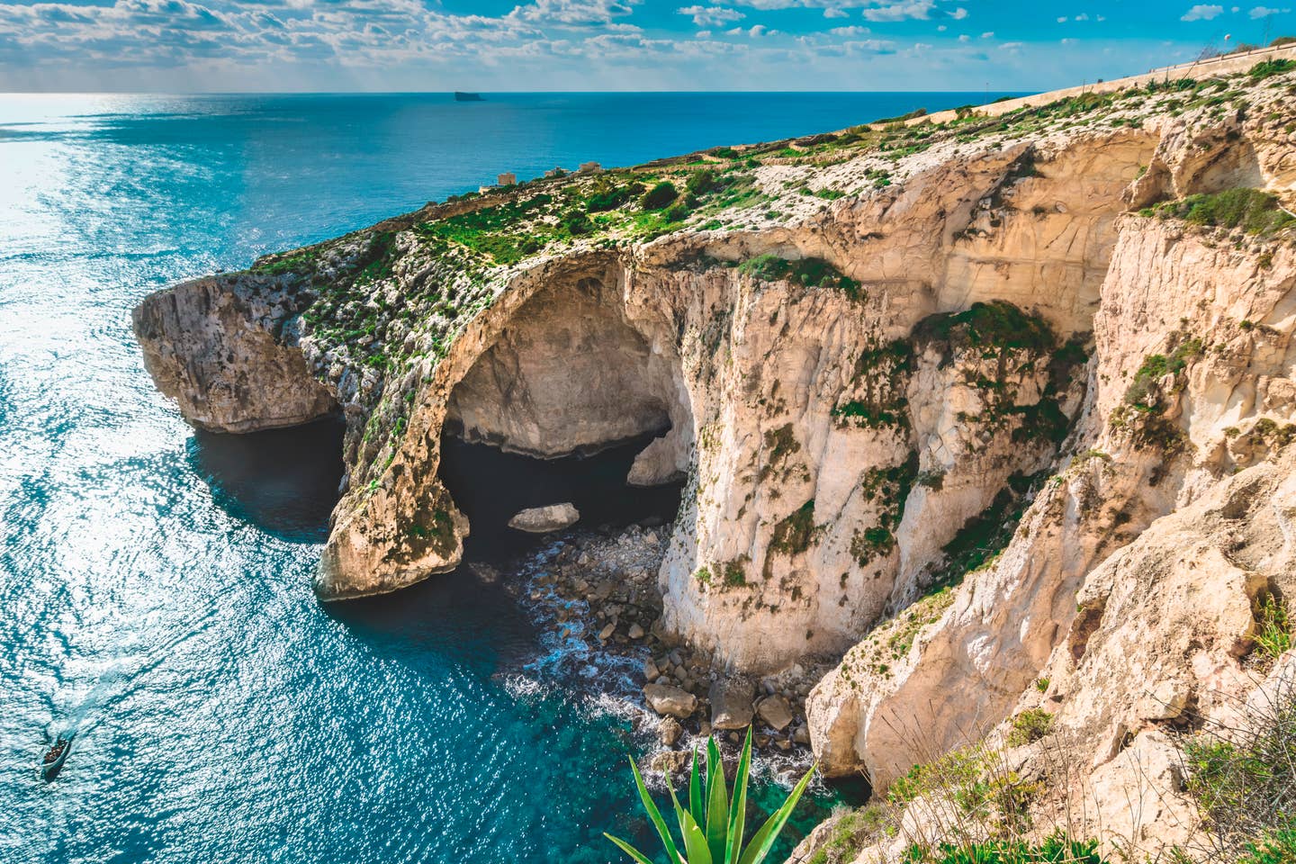 Malta - Felsklippen am Meer