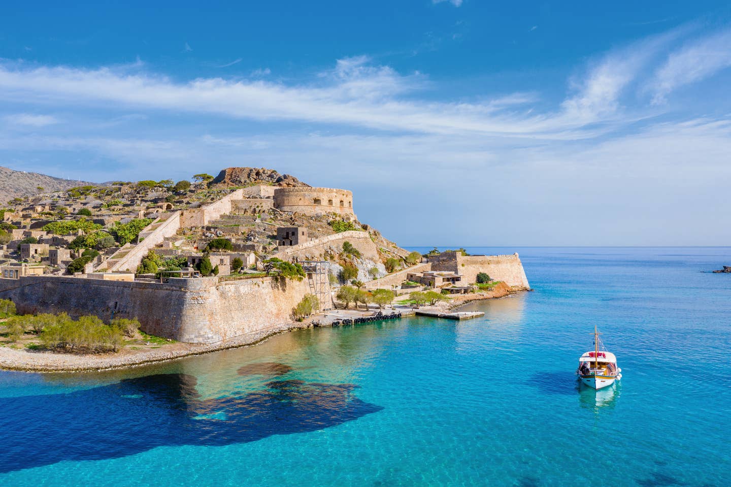 Belle plage sur l'île de Crète