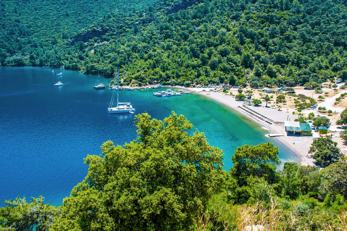 Bucht mit Strand bei Dalaman
