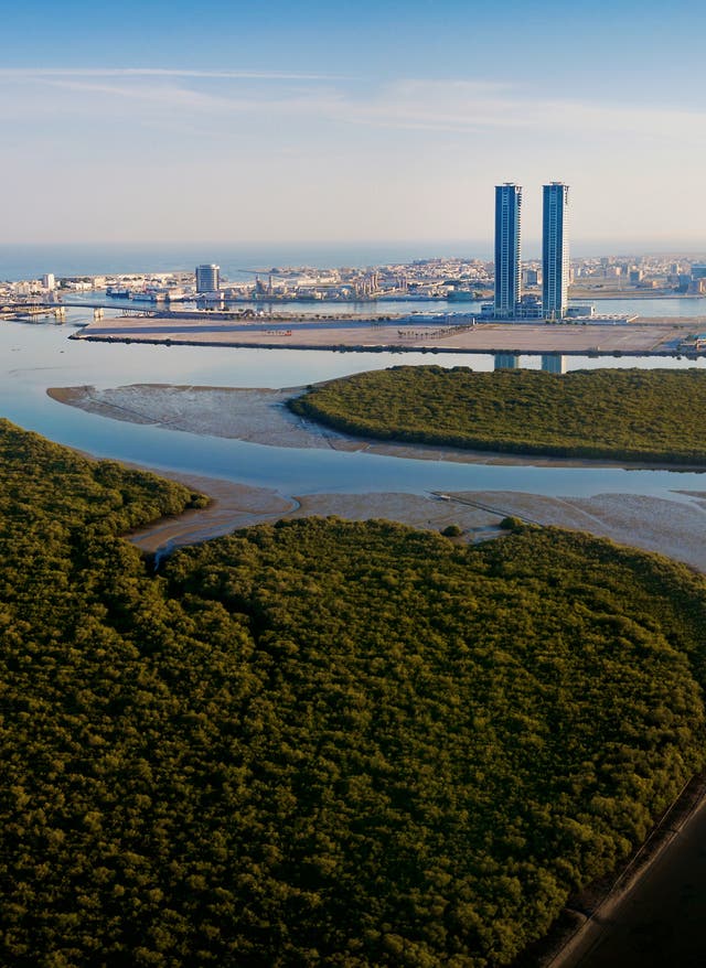 Ras Al Khaimah Ausblick über Ras Al Khaimah
