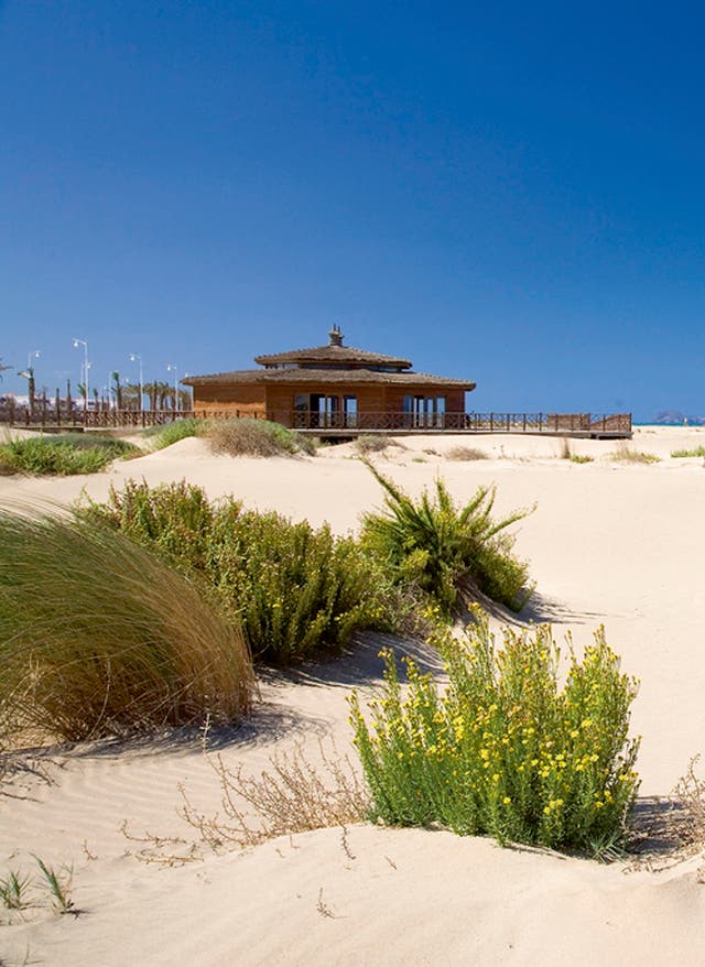 Maroc Plage de sable blanc près d'Agadir