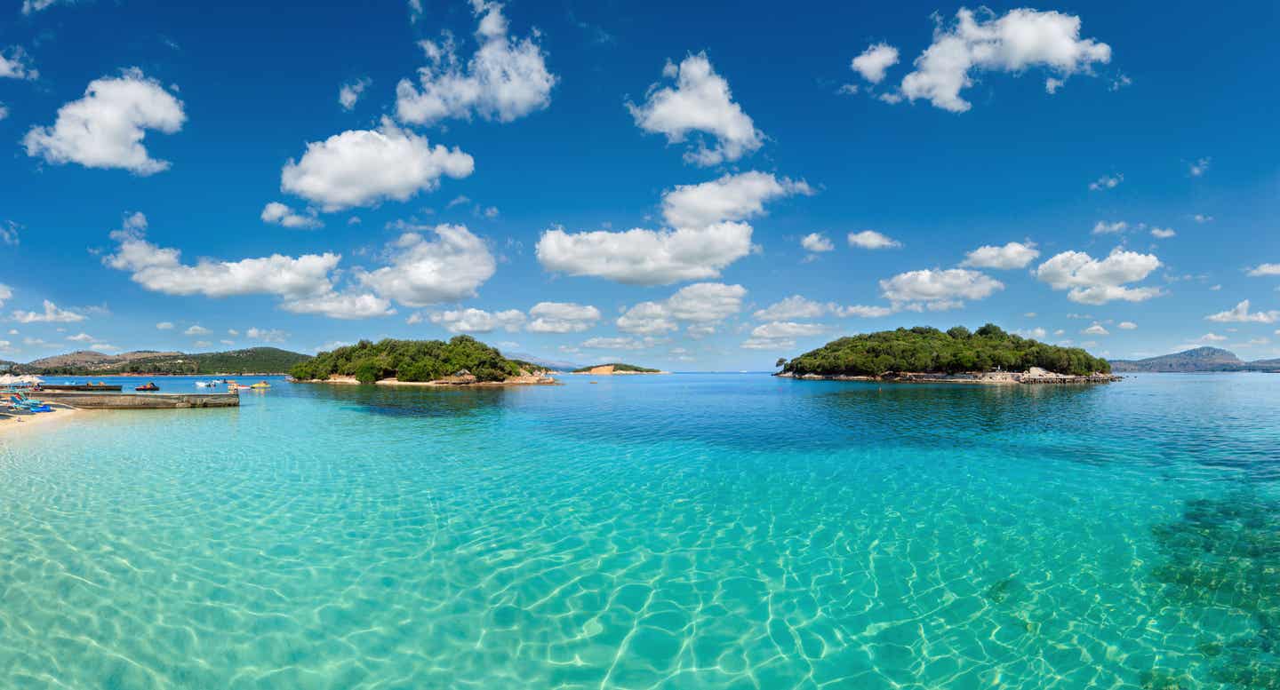 Ksamil Beach Panorama