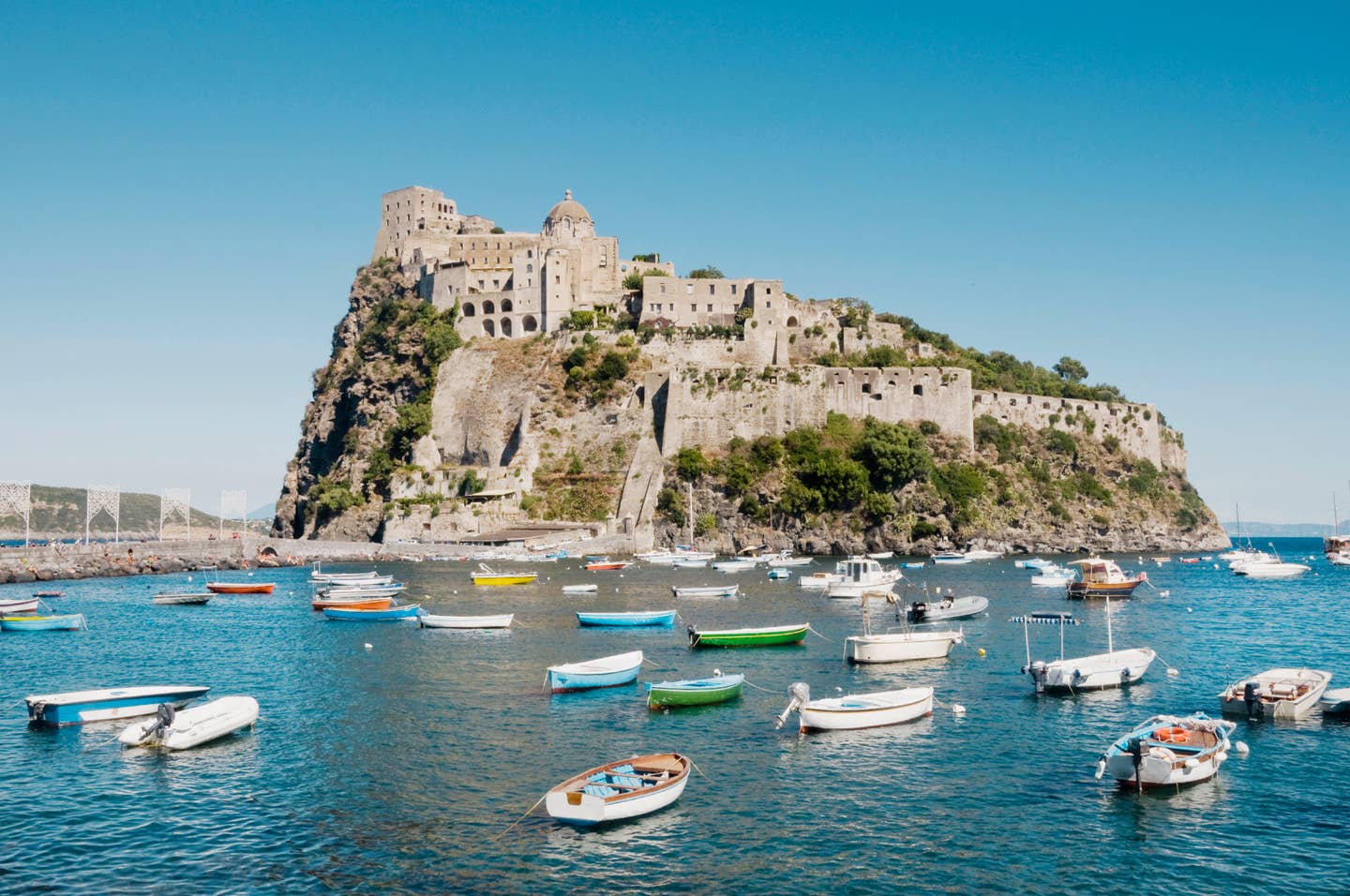 Blick auf Ischia, Italien