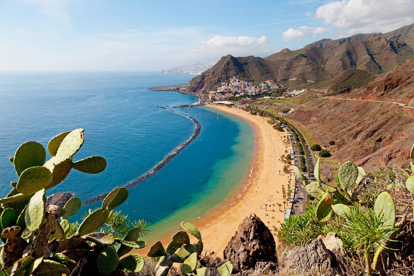 Plage sur la côte de Ténériffe