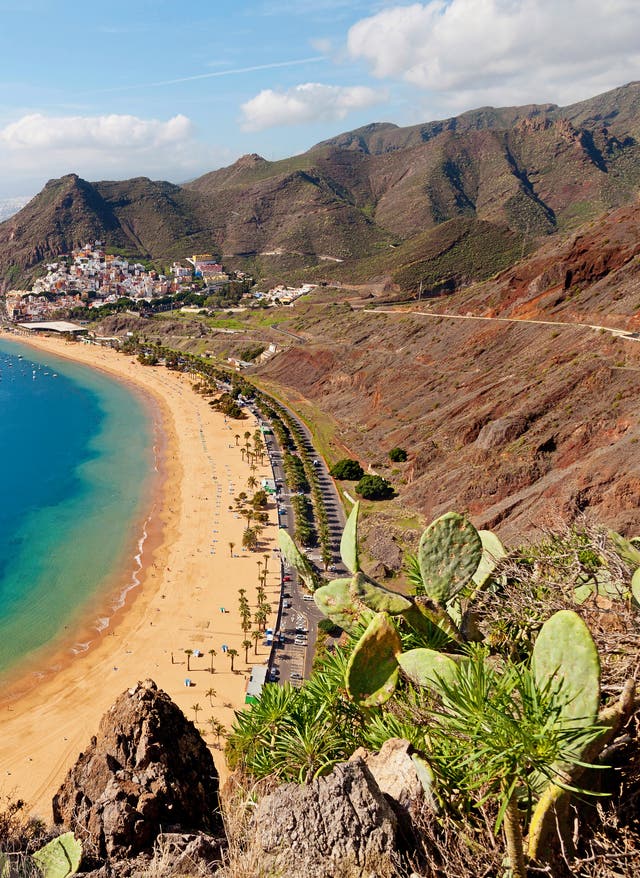Ténériffe Plage sur la côte de Ténériffe