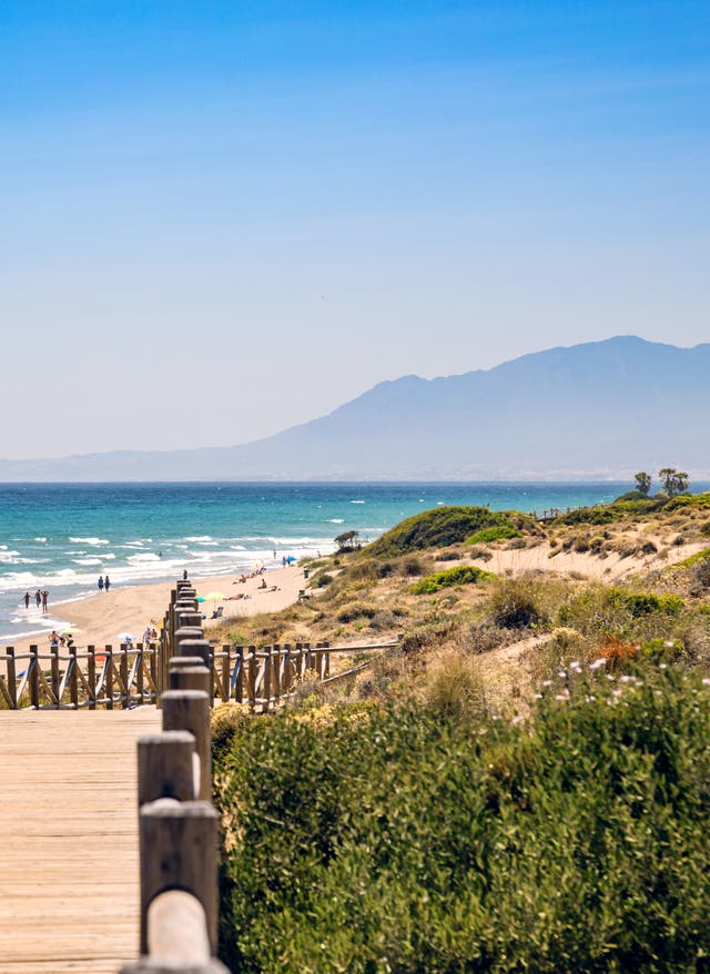 Costa del Sol Strand an der Costa del Sol, Spanien