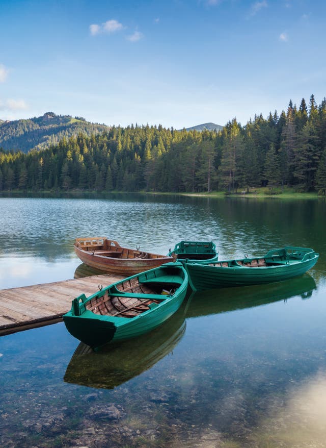 Monténégro Bateaux sur un lac au Monténégro
