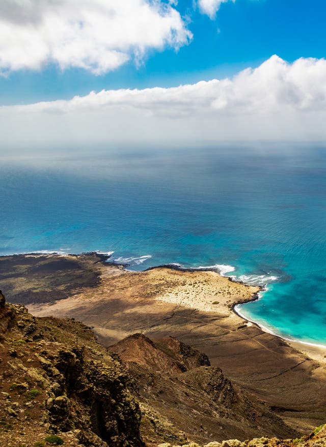 Lanzarote Baie avec plage à Lanzarote