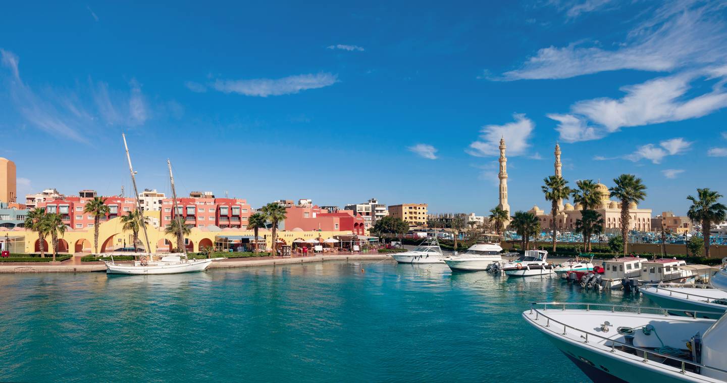 Blick auf El Myna, Hurghada Blick auf El Myna, Hurghada