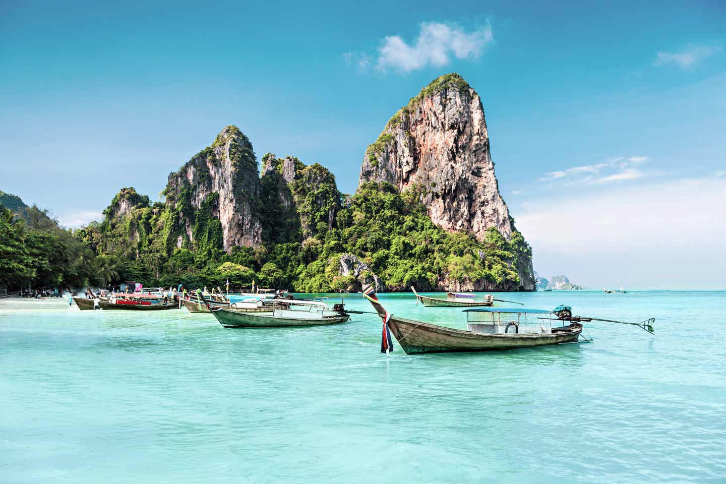 Bucht mit Booten, Phuket