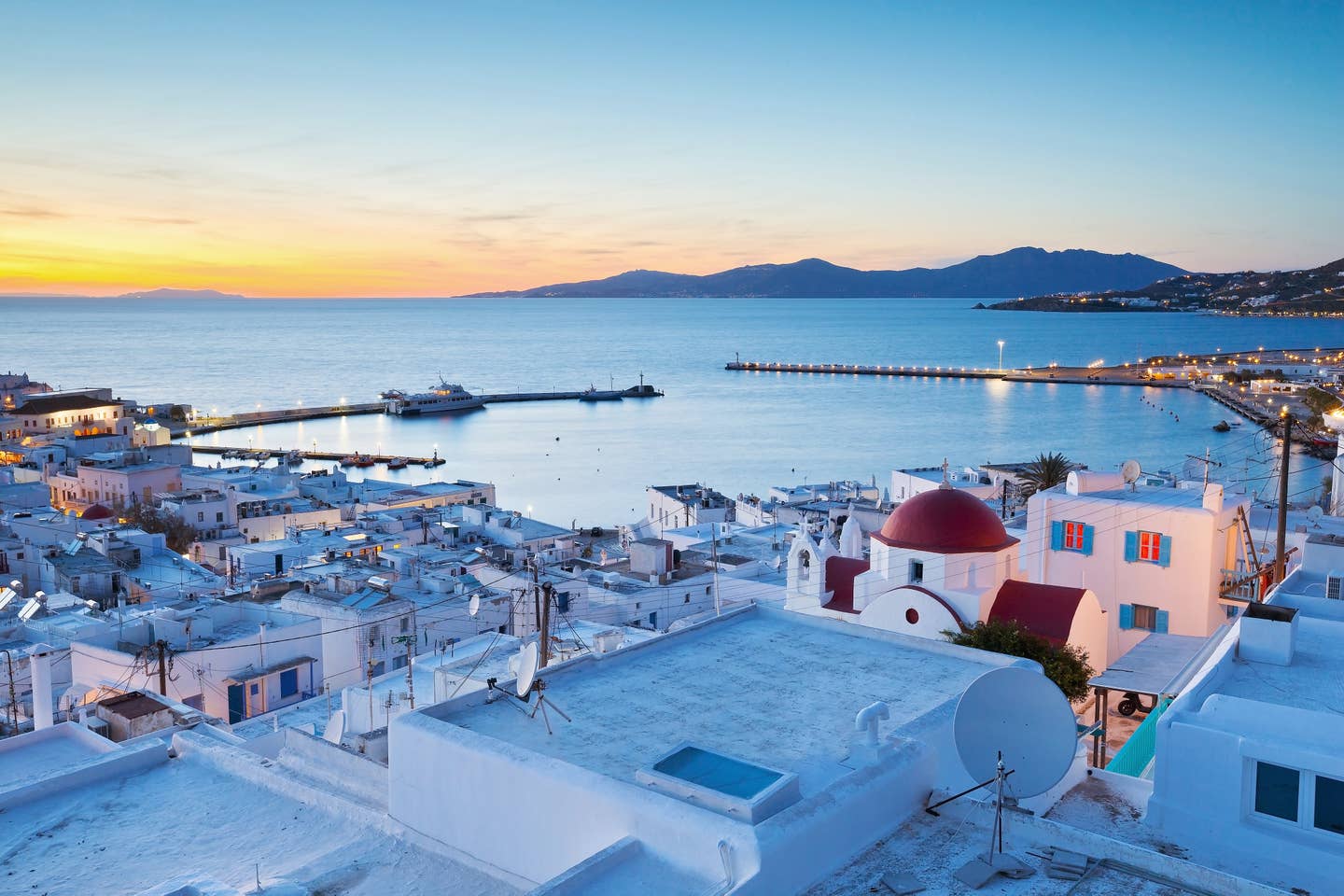 Mykonos - idyllischer Strand und Meer