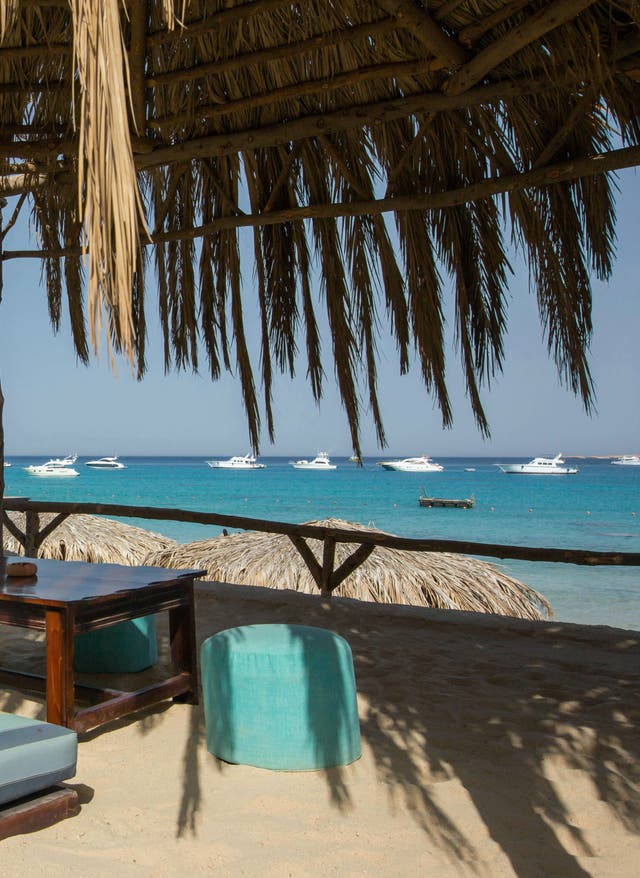 Hurghada/Safaga Hurghada - Liegen am Strand