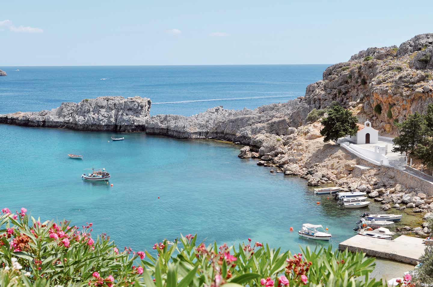 Bucht auf der Insel Rhodos