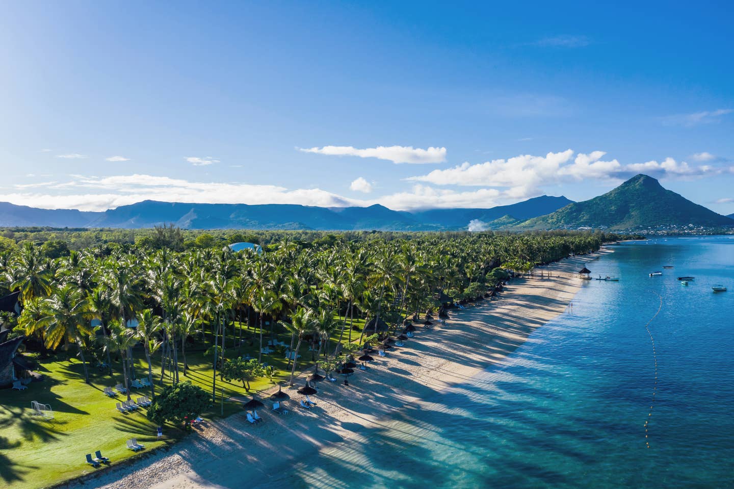 Strandpromenade auf Mauritius