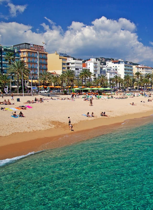 Costa Brava Lloret de Mar, Costa Brava, Spanien