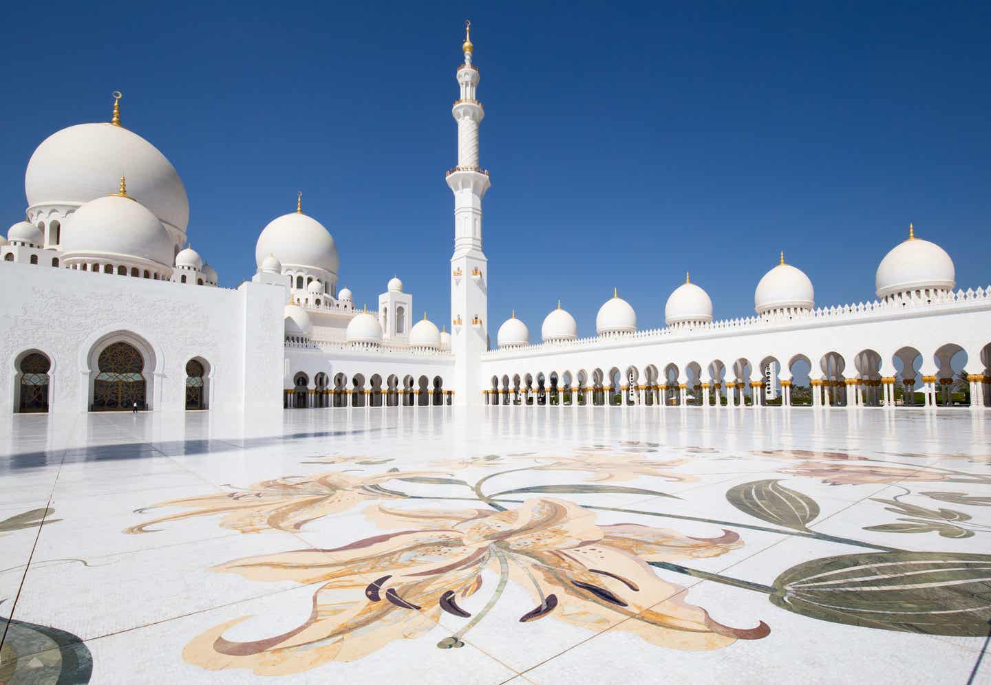 Sheikh Zayed Moschee in Abu Dhabi