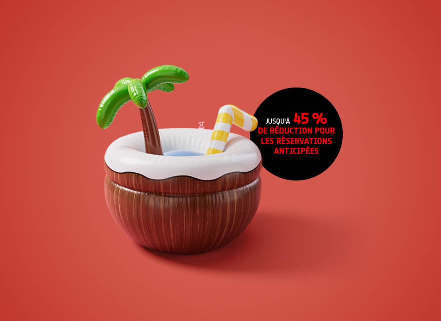 Réservation anticipée noix de coco 45% réduction