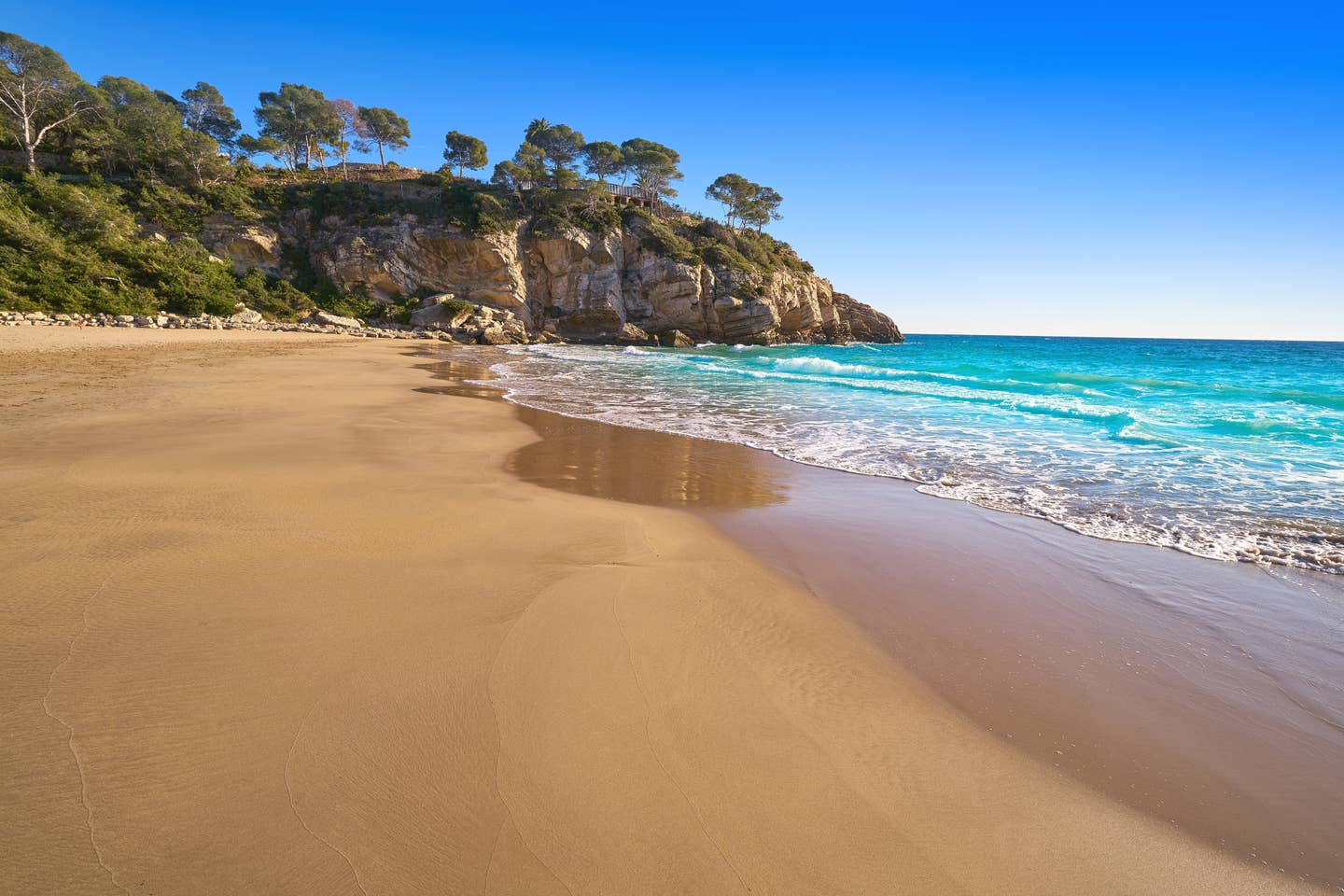 Strand bei Terragona, Costa Dorada, Spanien