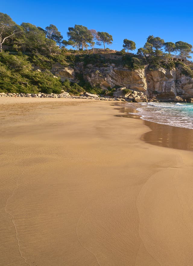 Costa Dorada Strand bei Terragona, Costa Dorada, Spanien