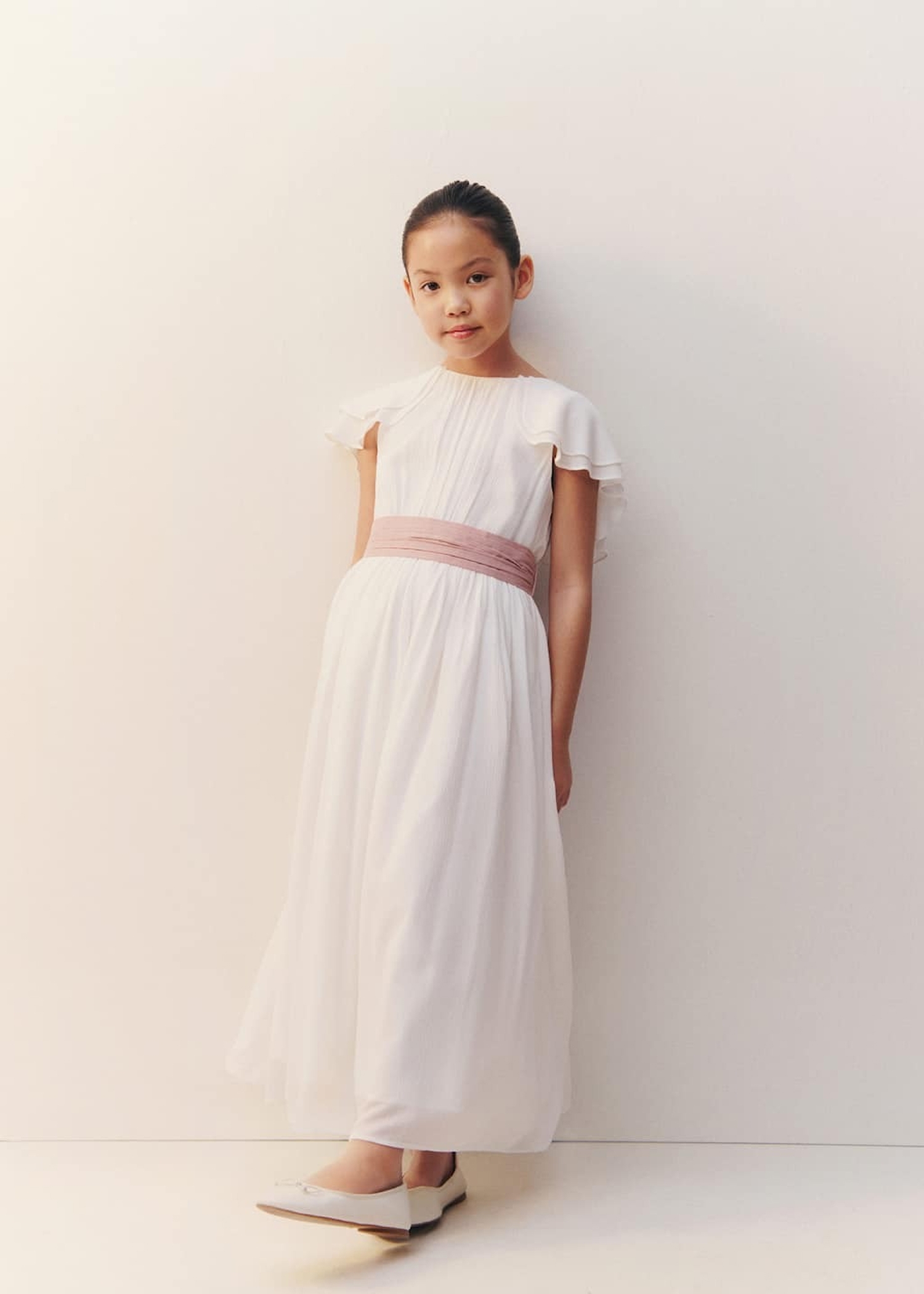 Robe de première communion pour fille.