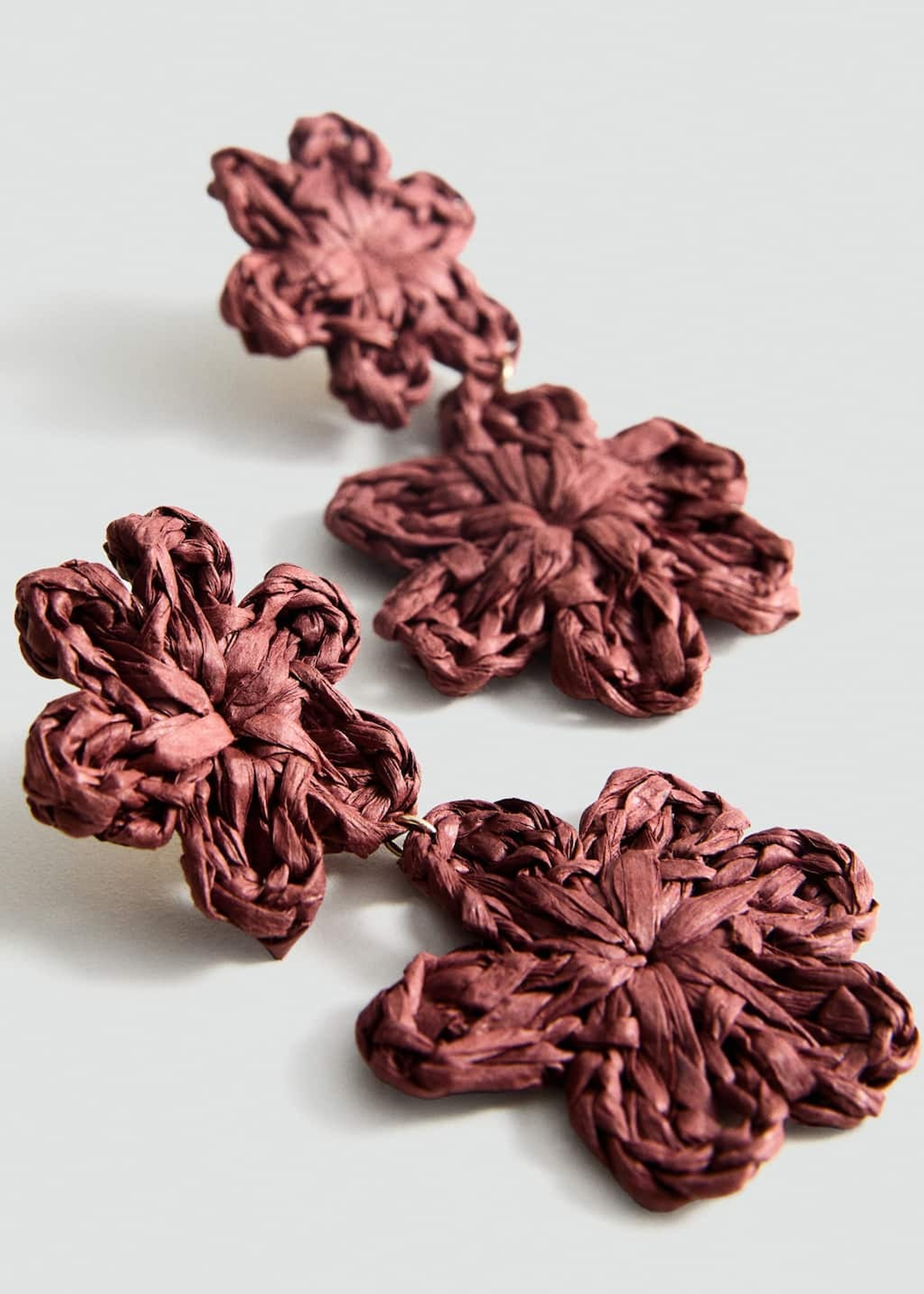 Women's boho chic fringe earrings.