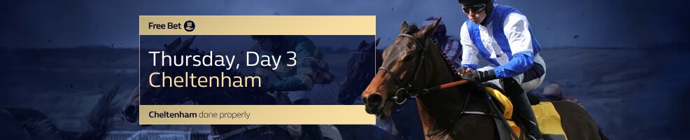 Bet on Cheltenham Day 3 and get a free bet on Cheltenham Day 4