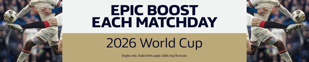 An Epic Boost every matchday of the 2026 World Cup