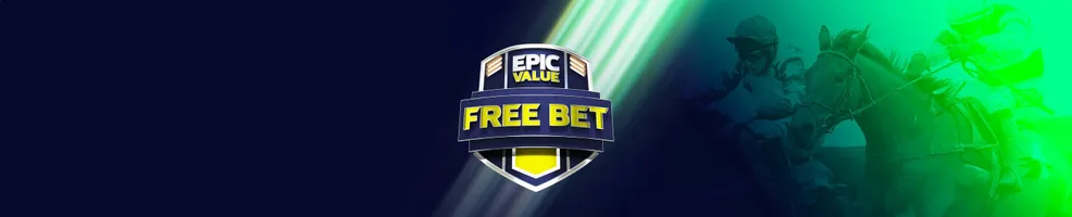 Place a £5 win or £5 each way bet (£10) on Horse Racing, get a £5 free bet to use on In-Running Horse Racing