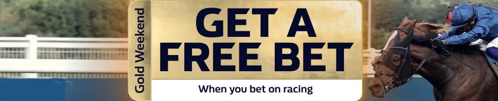 Opt in and place a bet on Horse Racing, and we’ll match your stake with a Horse Racing free bet