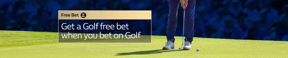 Bet on Golf and get a Golf free bet
