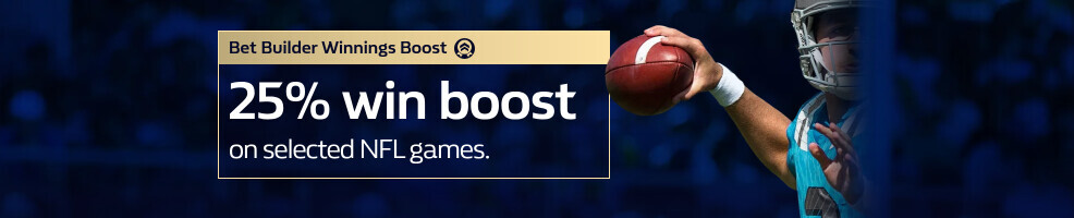 NFL Bet Builder Winnings Boost